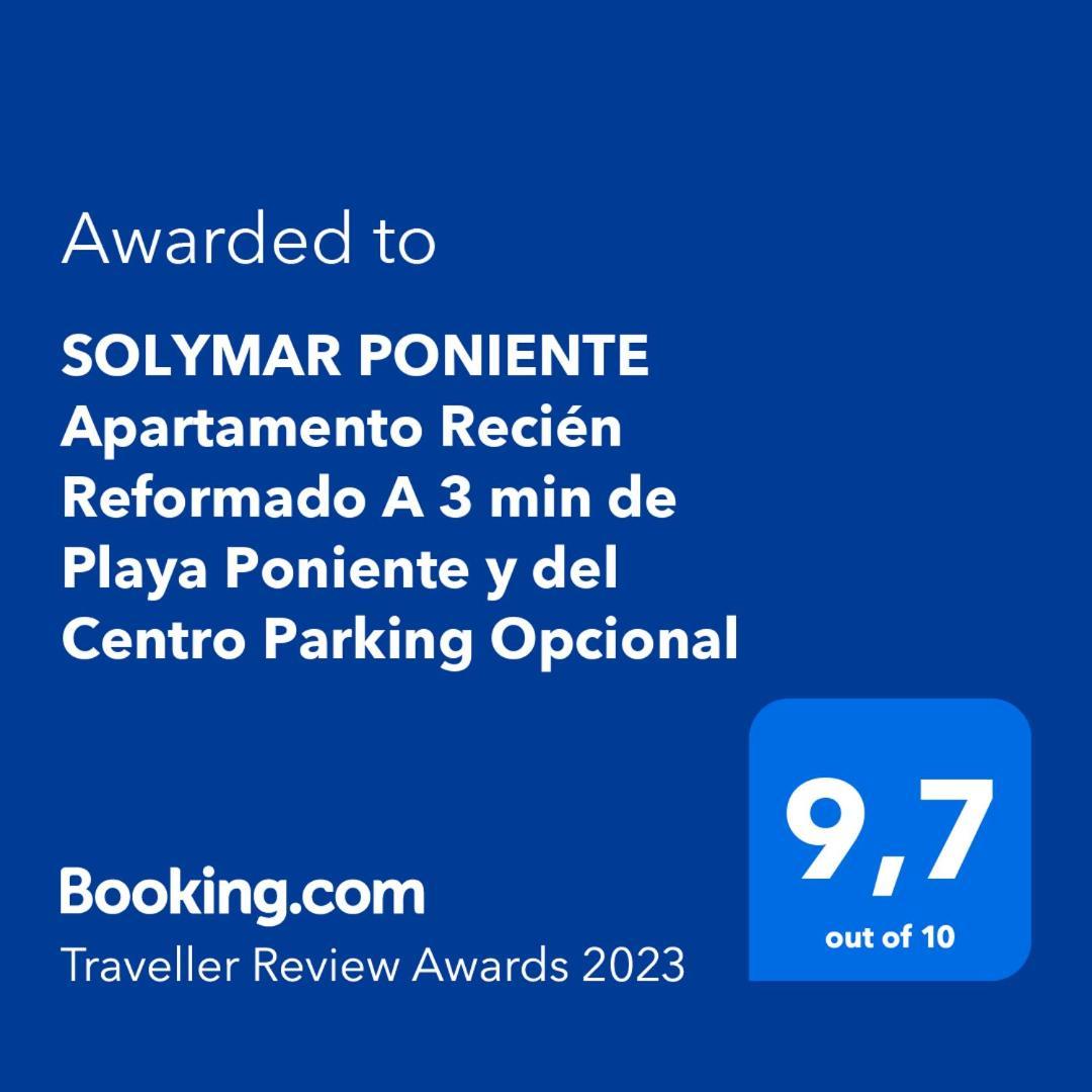 Solymar Poniente Apartamento Recien Reformado A 3 Min De Playa Poniente Y Del Centro Parking Opcional Benidorm Kültér fotó