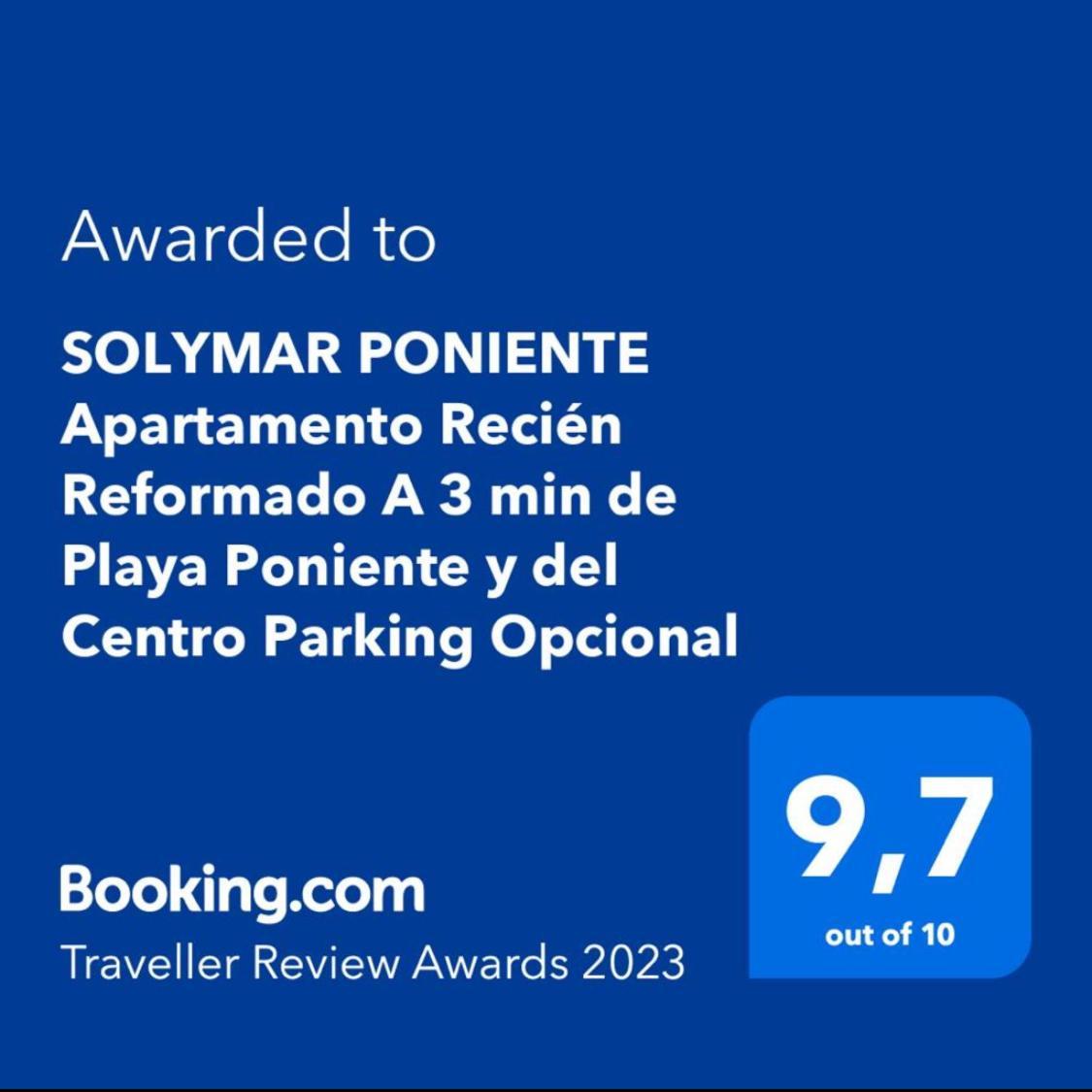Solymar Poniente Apartamento Recien Reformado A 3 Min De Playa Poniente Y Del Centro Parking Opcional Apartman Benidorm Kültér fotó
